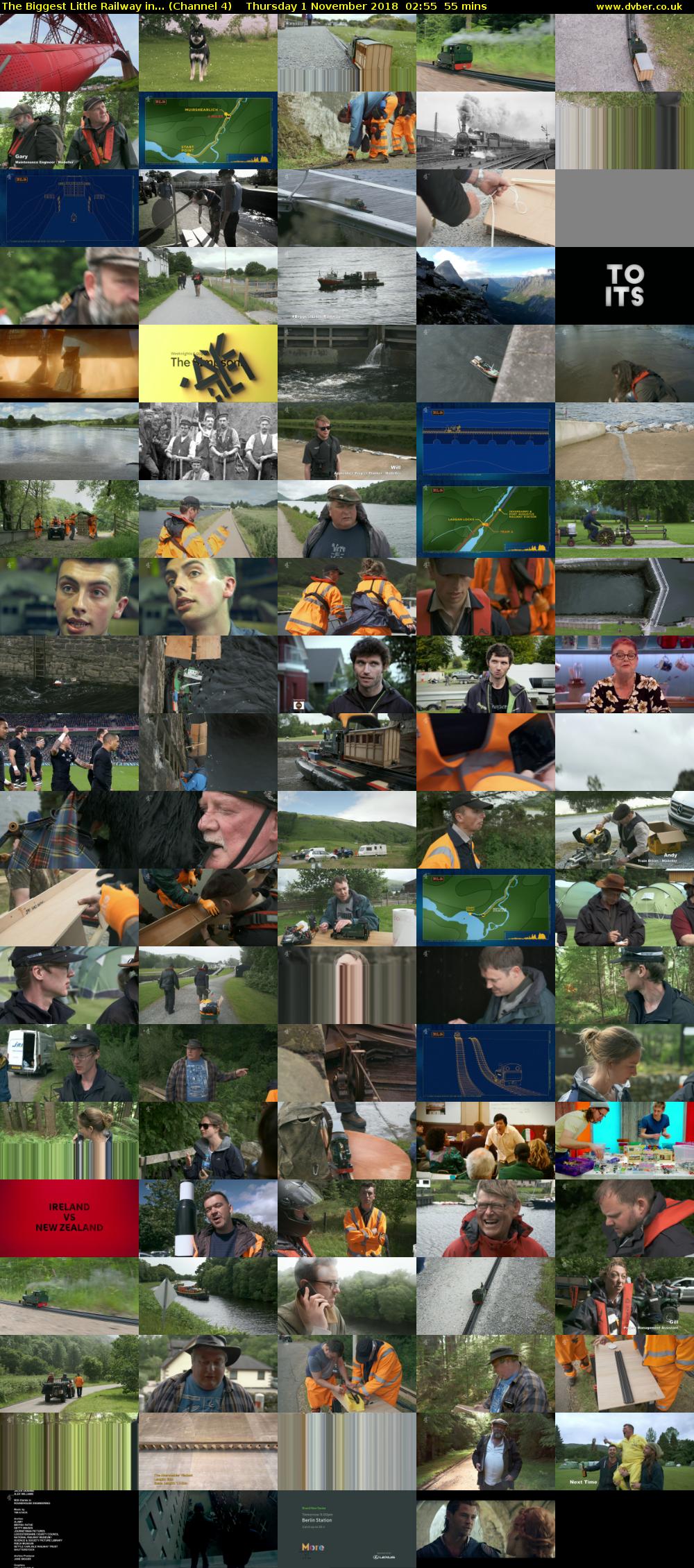 The Biggest Little Railway in... (Channel 4) Thursday 1 November 2018 02:55 - 03:50