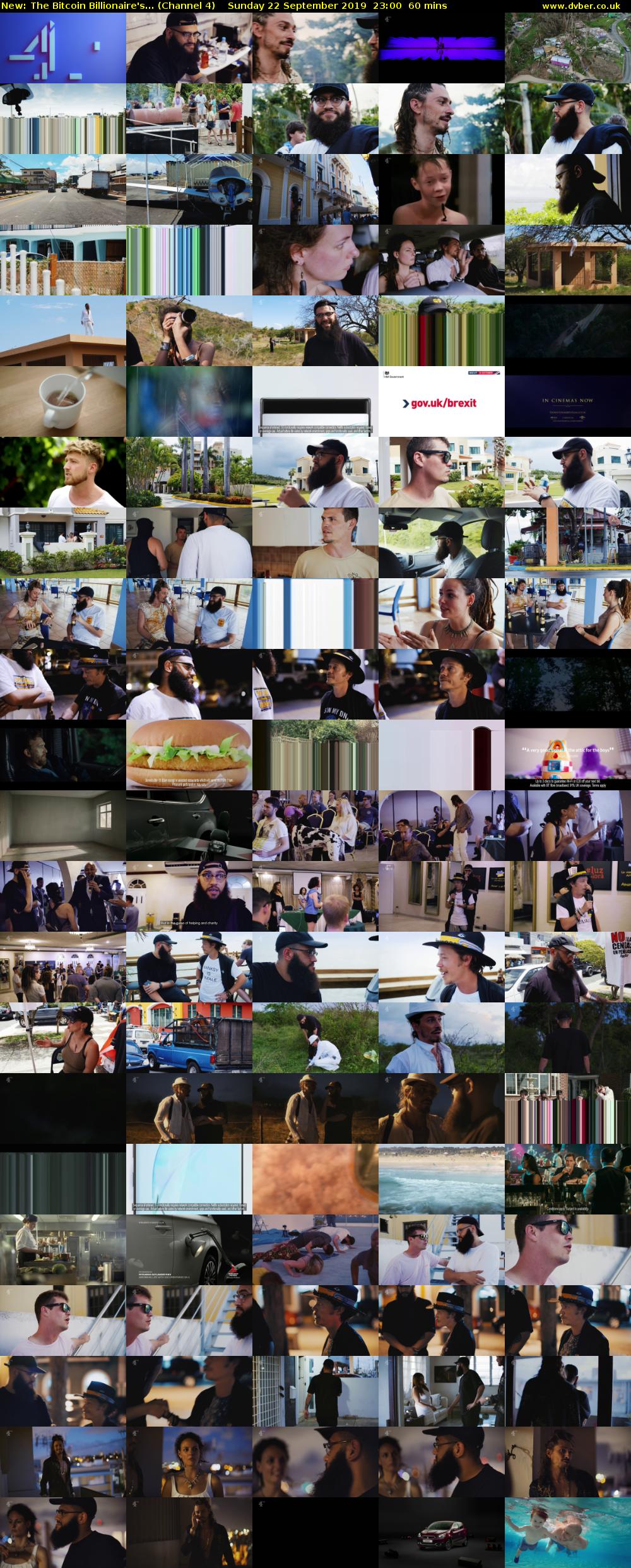The Bitcoin Billionaire's... (Channel 4) Sunday 22 September 2019 23:00 - 00:00