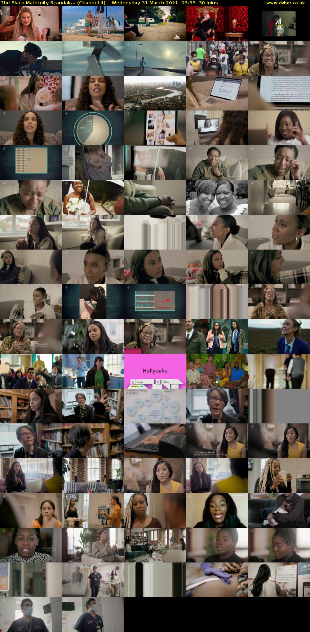 The Black Maternity Scandal:... (Channel 4) Wednesday 31 March 2021 03:55 - 04:25