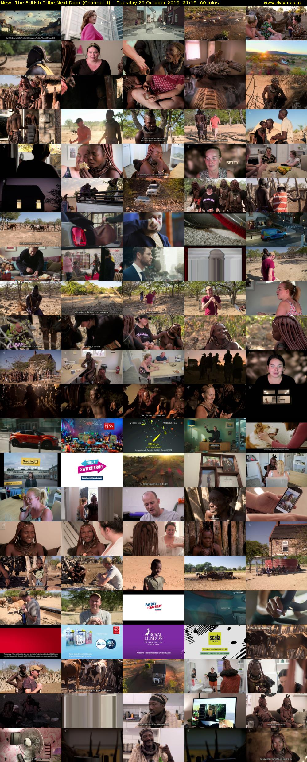 The British Tribe Next Door (Channel 4) Tuesday 29 October 2019 21:15 - 22:15
