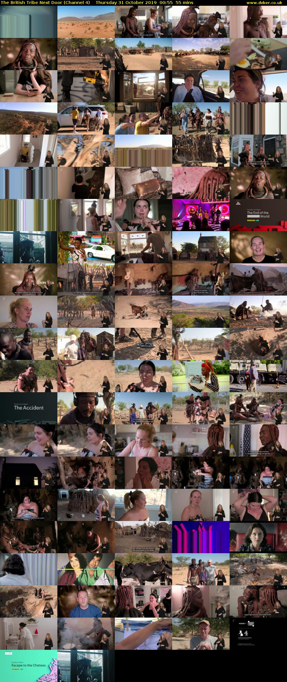 The British Tribe Next Door (Channel 4) Thursday 31 October 2019 00:55 - 01:50