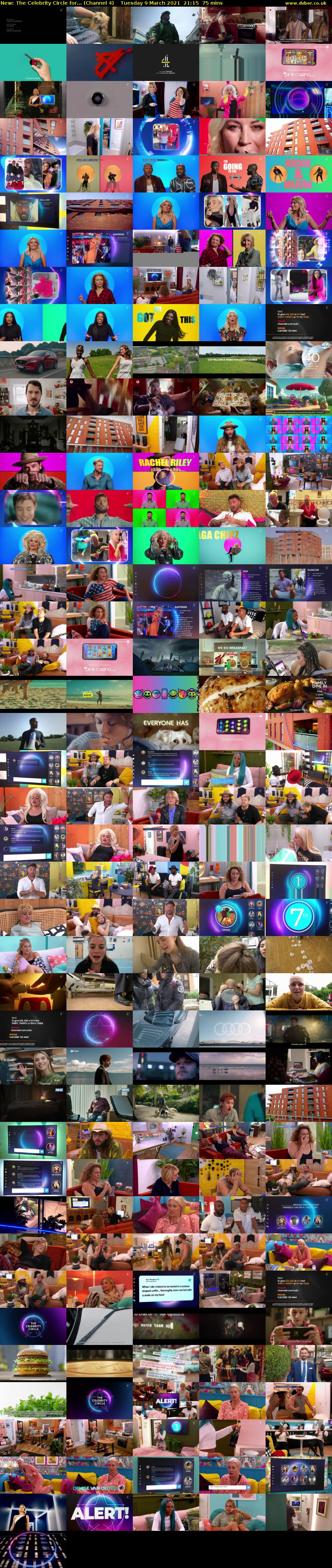 The Celebrity Circle for... (Channel 4) Tuesday 9 March 2021 21:15 - 22:30