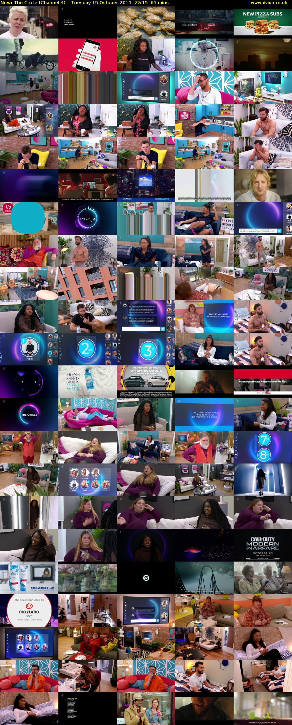 The Circle (Channel 4) Tuesday 15 October 2019 22:15 - 23:20