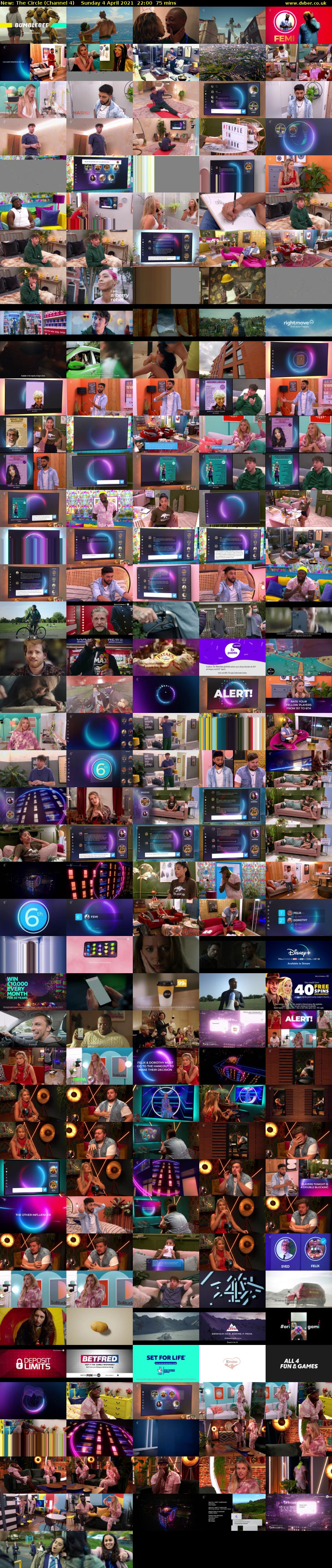 The Circle (Channel 4) Sunday 4 April 2021 22:00 - 23:15