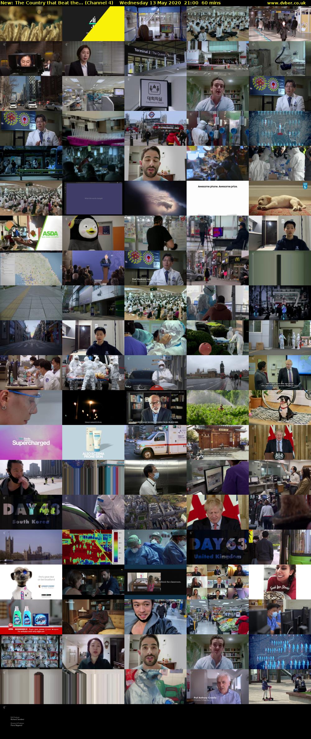 The Country that Beat the... (Channel 4) Wednesday 13 May 2020 21:00 - 22:00
