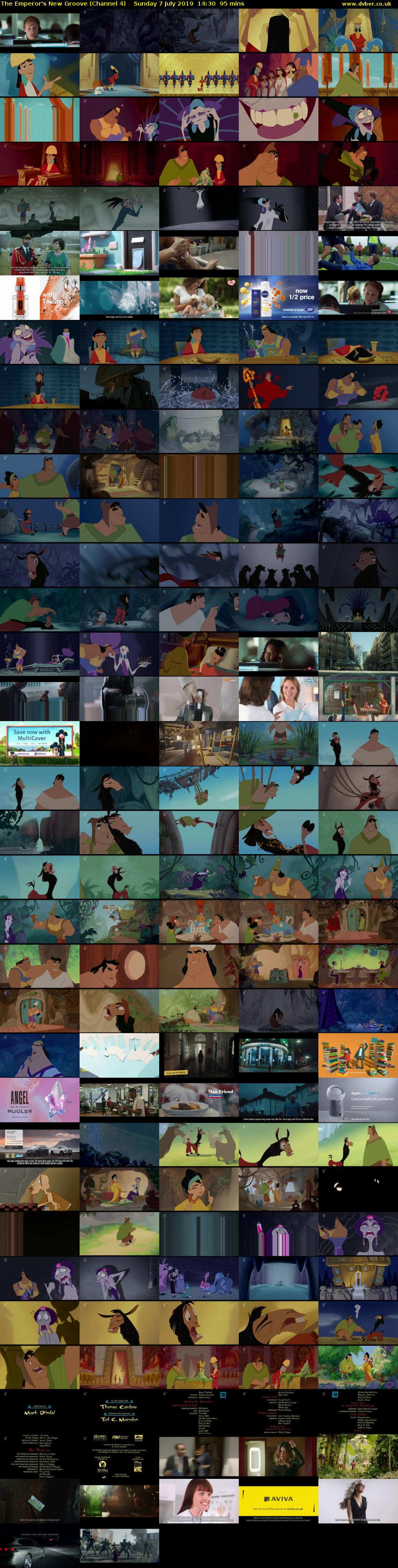 The Emperor's New Groove (Channel 4) Sunday 7 July 2019 14:30 - 16:05