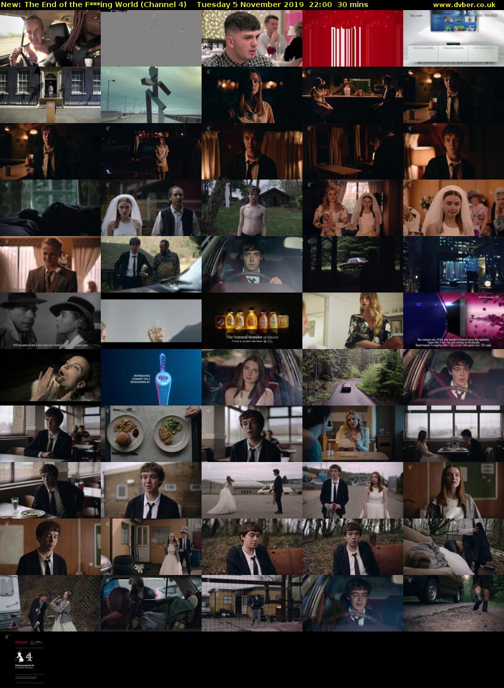 The End of the F***ing World (Channel 4) Tuesday 5 November 2019 22:00 - 22:30