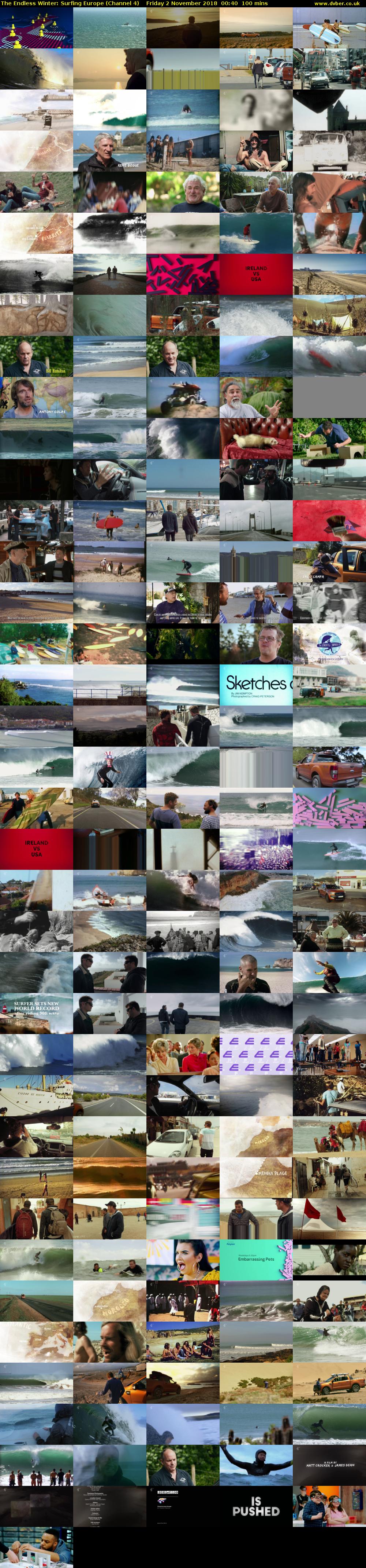 The Endless Winter: Surfing Europe (Channel 4) Friday 2 November 2018 00:40 - 02:20