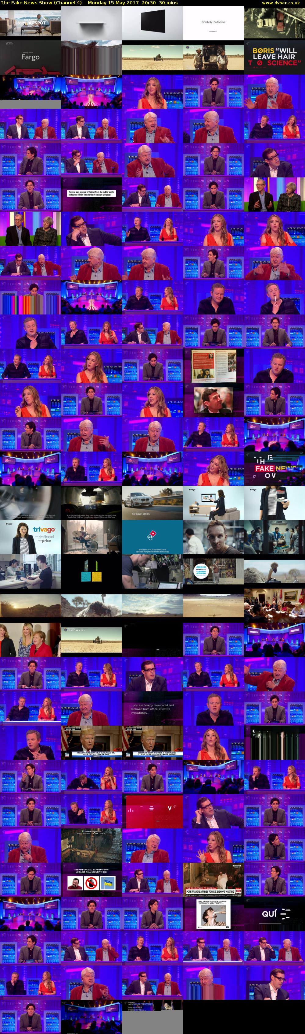 The Fake News Show (Channel 4) Monday 15 May 2017 20:30 - 21:00
