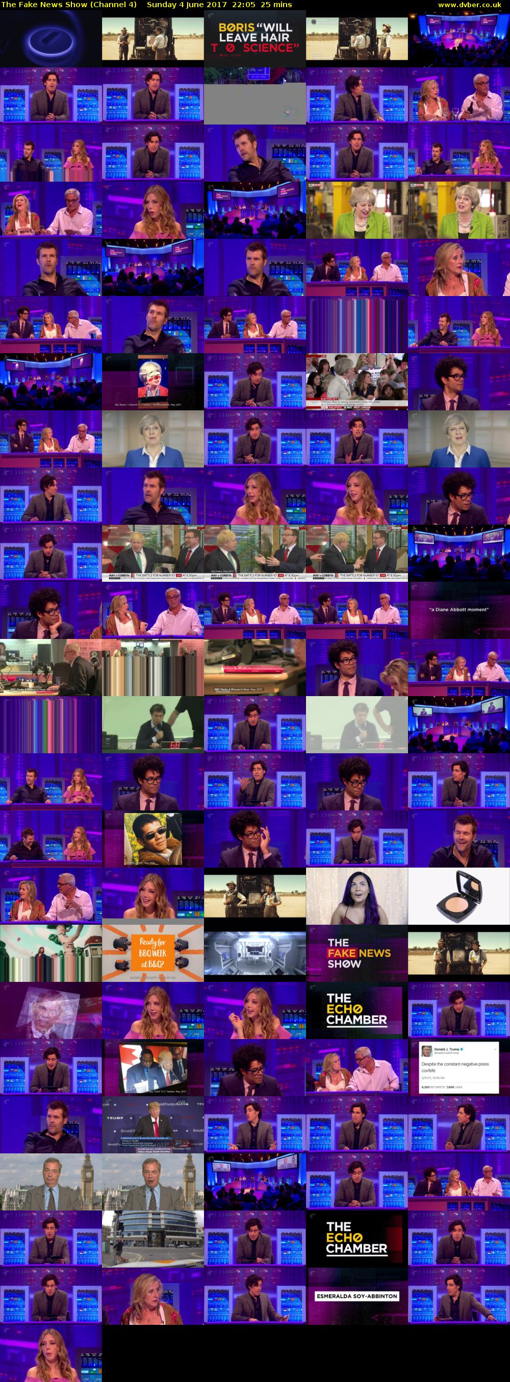 The Fake News Show (Channel 4) Sunday 4 June 2017 22:05 - 22:30