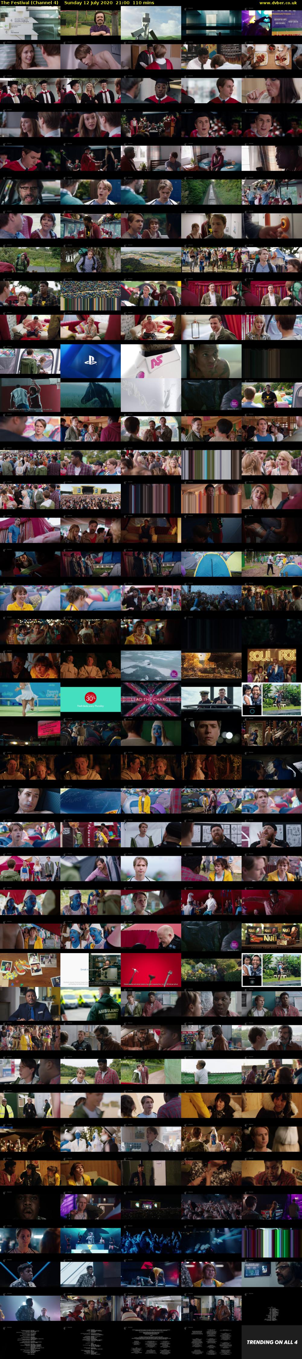 The Festival (Channel 4) Sunday 12 July 2020 21:00 - 22:50