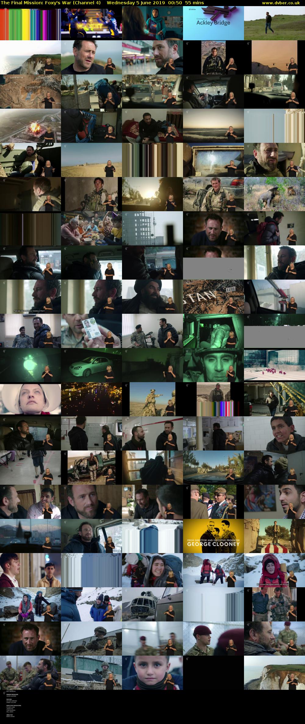 The Final Mission: Foxy's War (Channel 4) Wednesday 5 June 2019 00:50 - 01:45