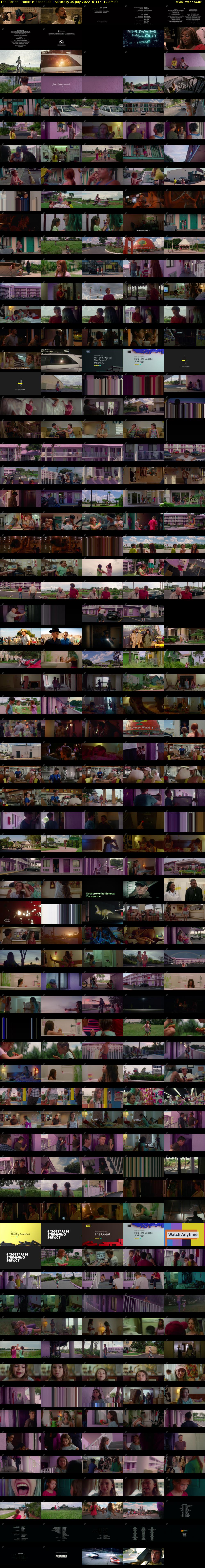 The Florida Project (Channel 4) Saturday 30 July 2022 01:15 - 03:15