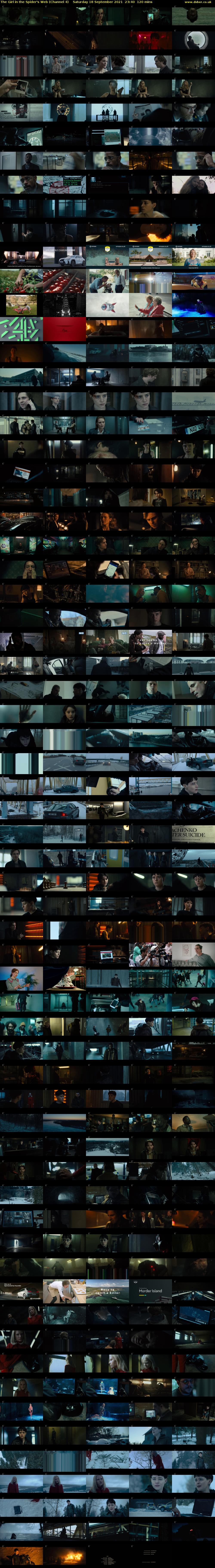 The Girl in the Spider's Web (Channel 4) Saturday 18 September 2021 23:40 - 01:40