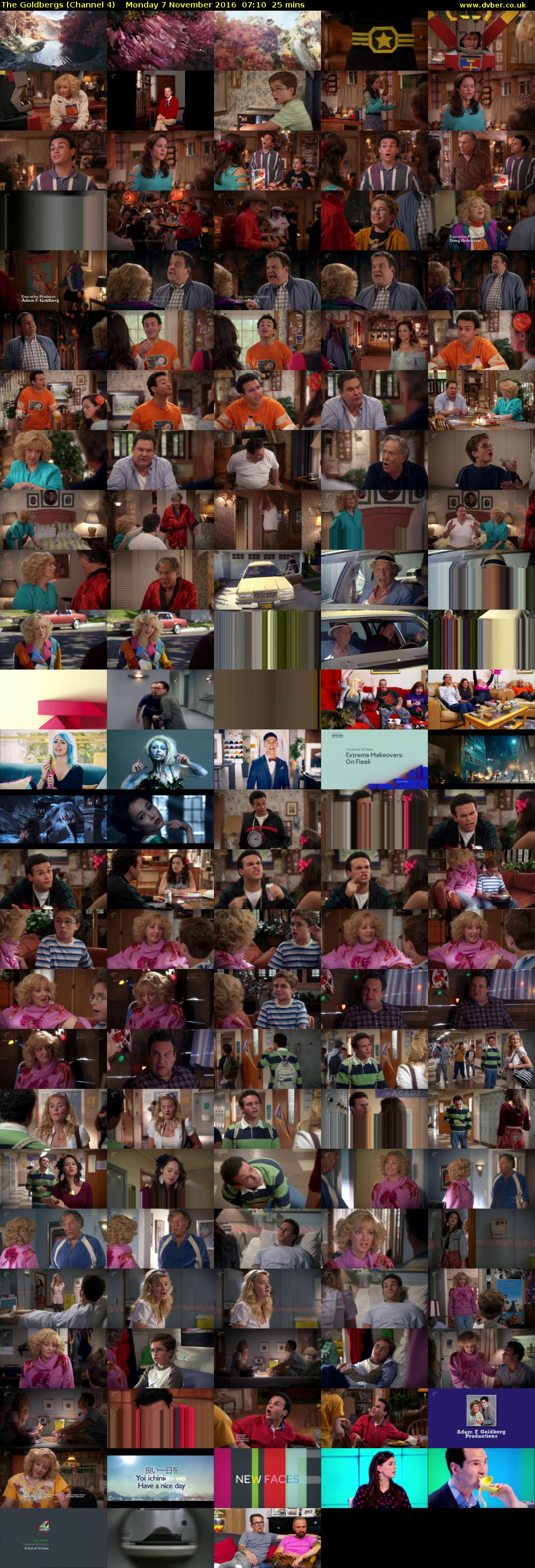 The Goldbergs (Channel 4) Monday 7 November 2016 07:10 - 07:35