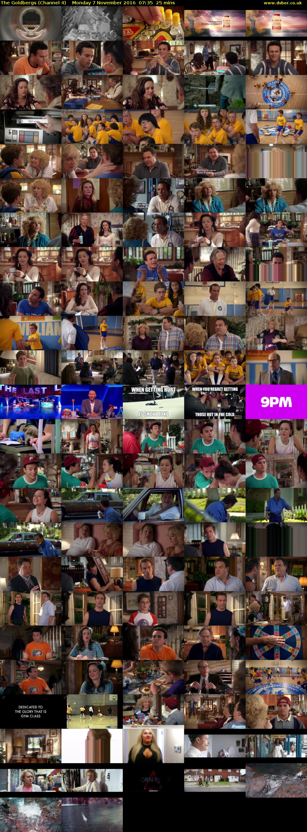 The Goldbergs (Channel 4) Monday 7 November 2016 07:35 - 08:00