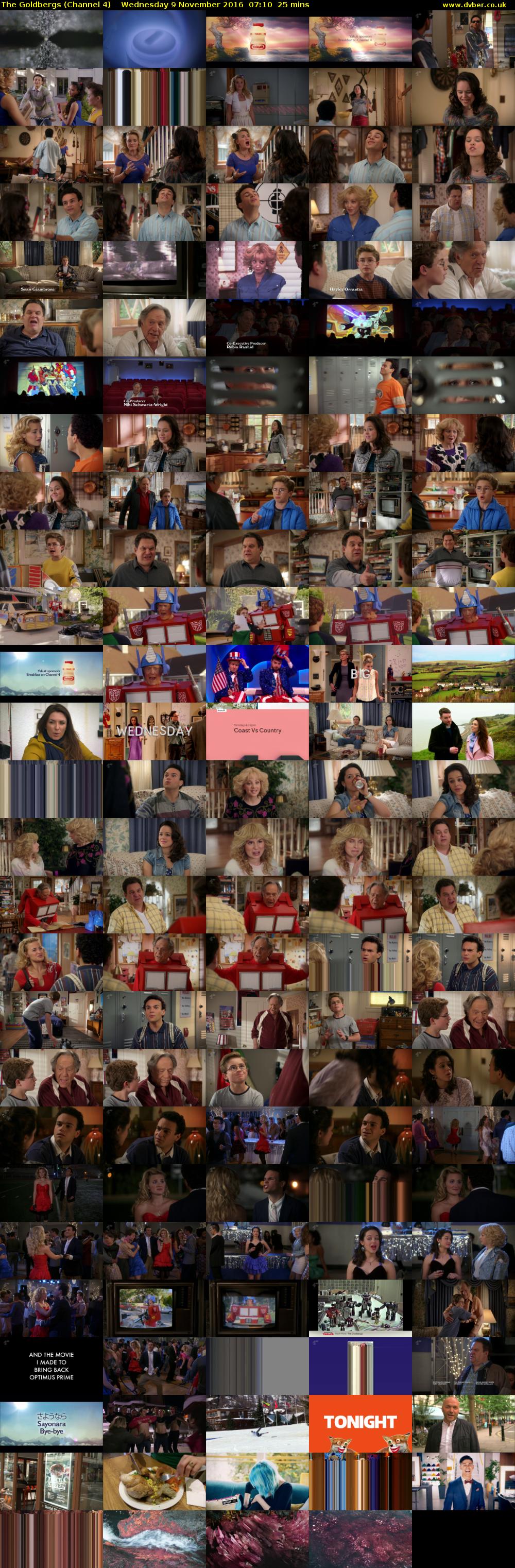 The Goldbergs (Channel 4) Wednesday 9 November 2016 07:10 - 07:35