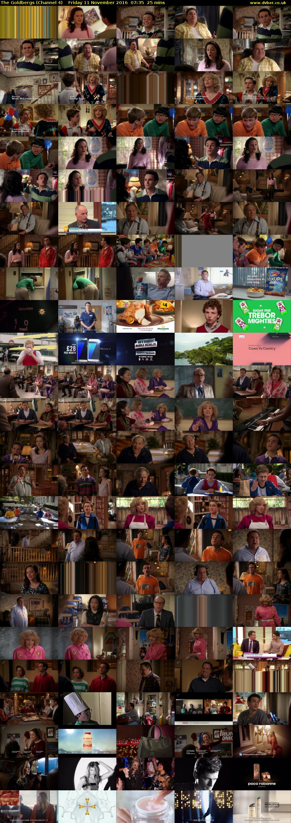 The Goldbergs (Channel 4) Friday 11 November 2016 07:35 - 08:00