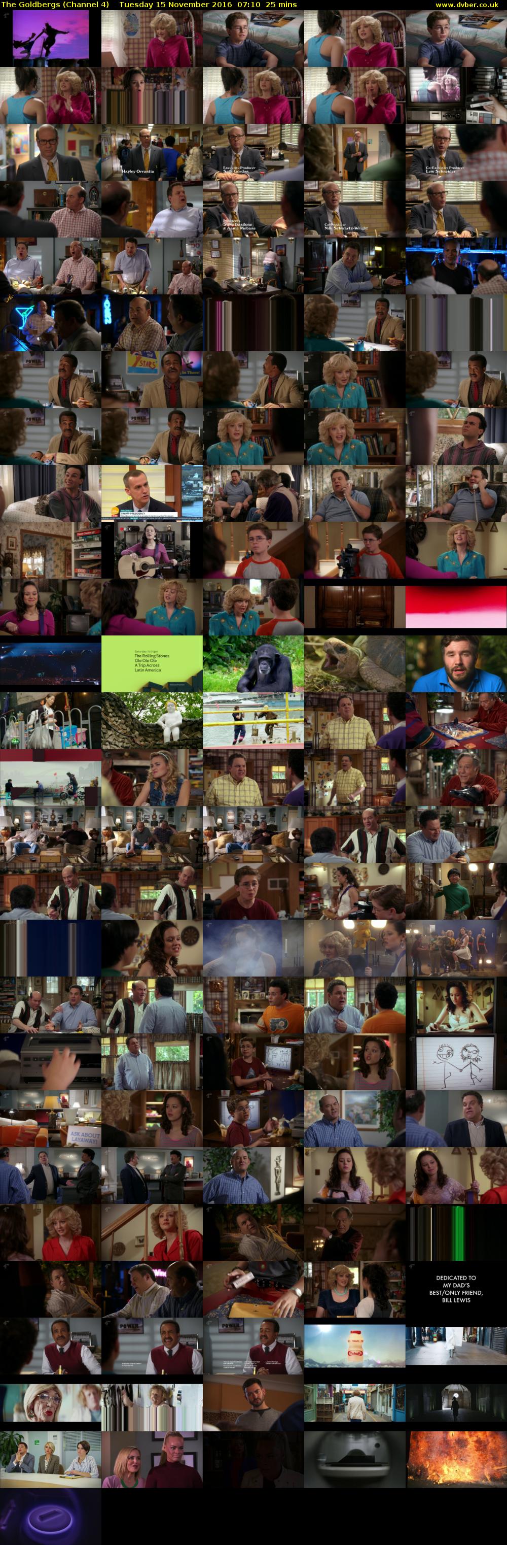The Goldbergs (Channel 4) Tuesday 15 November 2016 07:10 - 07:35
