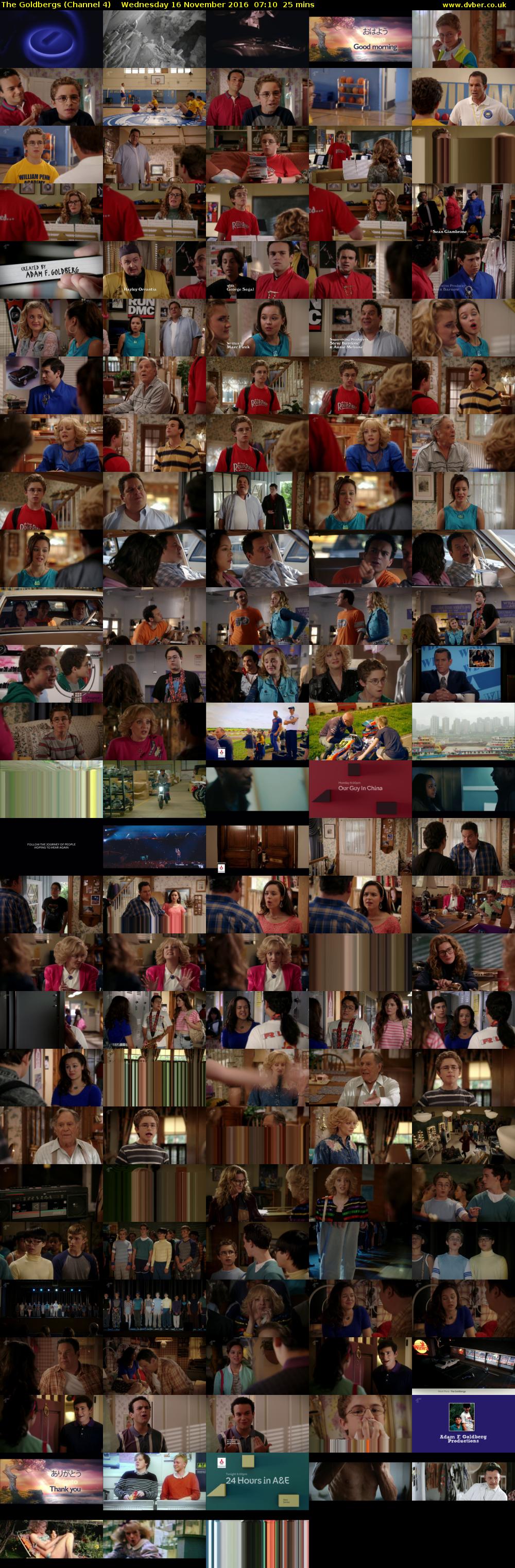 The Goldbergs (Channel 4) Wednesday 16 November 2016 07:10 - 07:35