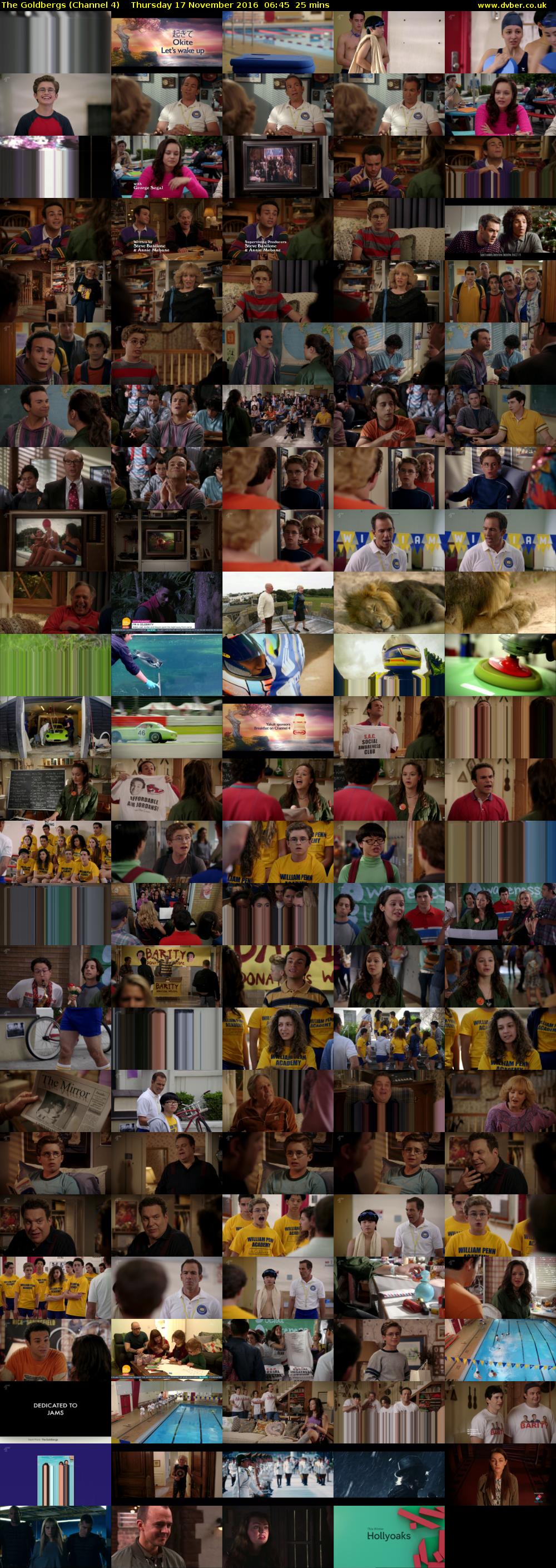 The Goldbergs (Channel 4) Thursday 17 November 2016 06:45 - 07:10