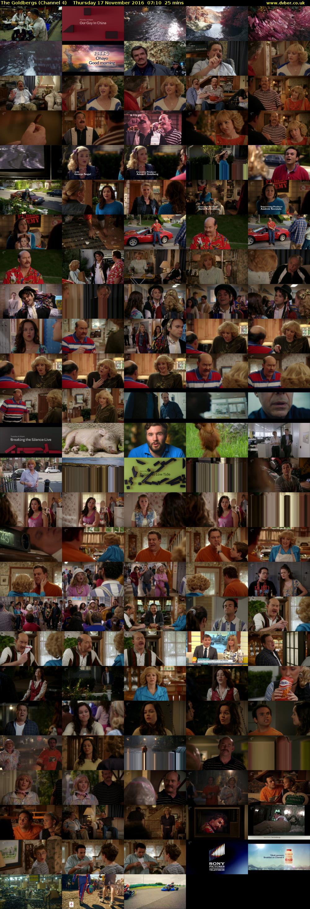 The Goldbergs (Channel 4) Thursday 17 November 2016 07:10 - 07:35