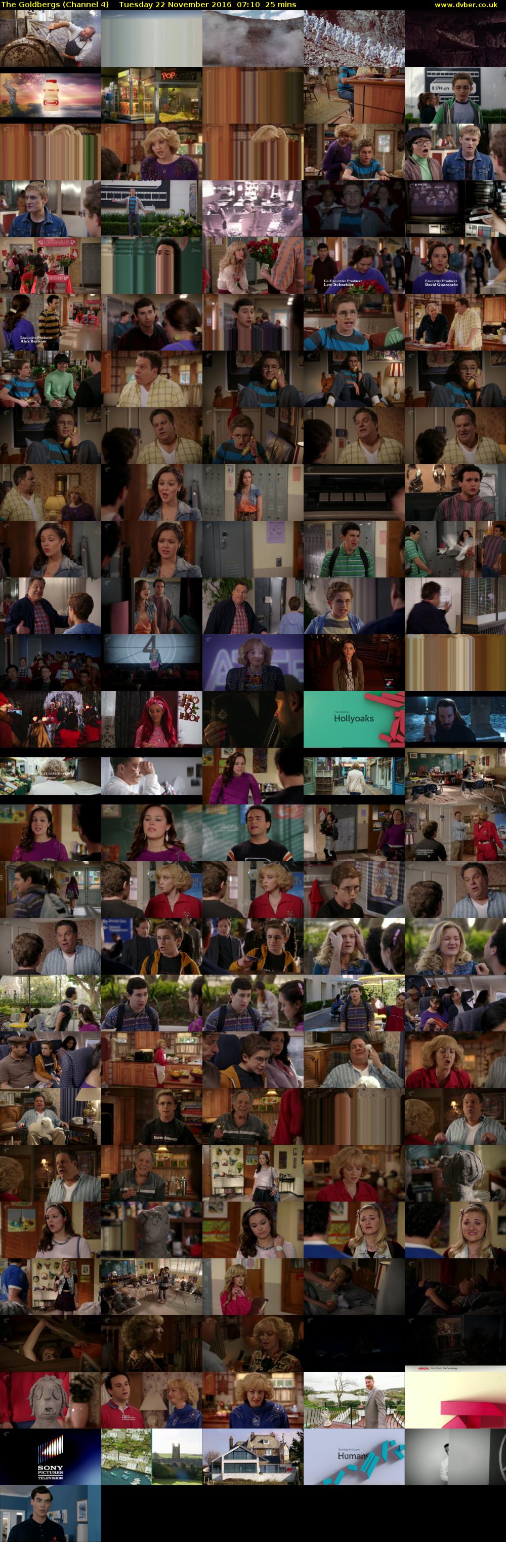 The Goldbergs (Channel 4) Tuesday 22 November 2016 07:10 - 07:35