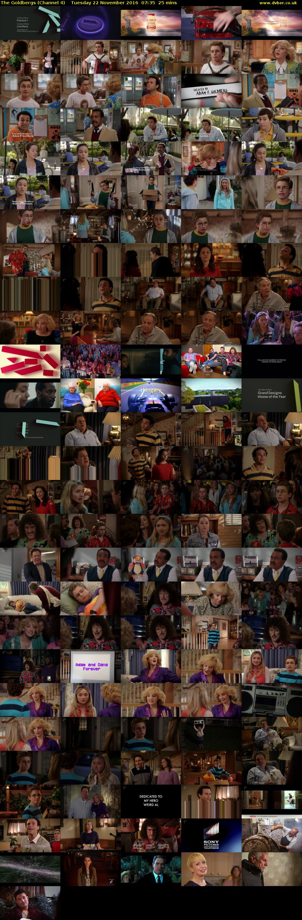 The Goldbergs (Channel 4) Tuesday 22 November 2016 07:35 - 08:00