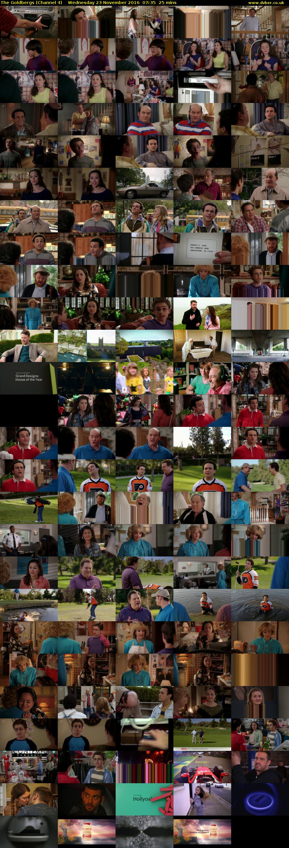 The Goldbergs (Channel 4) Wednesday 23 November 2016 07:35 - 08:00