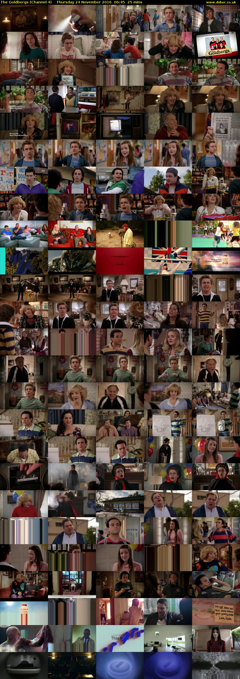 The Goldbergs (Channel 4) Thursday 24 November 2016 06:45 - 07:10