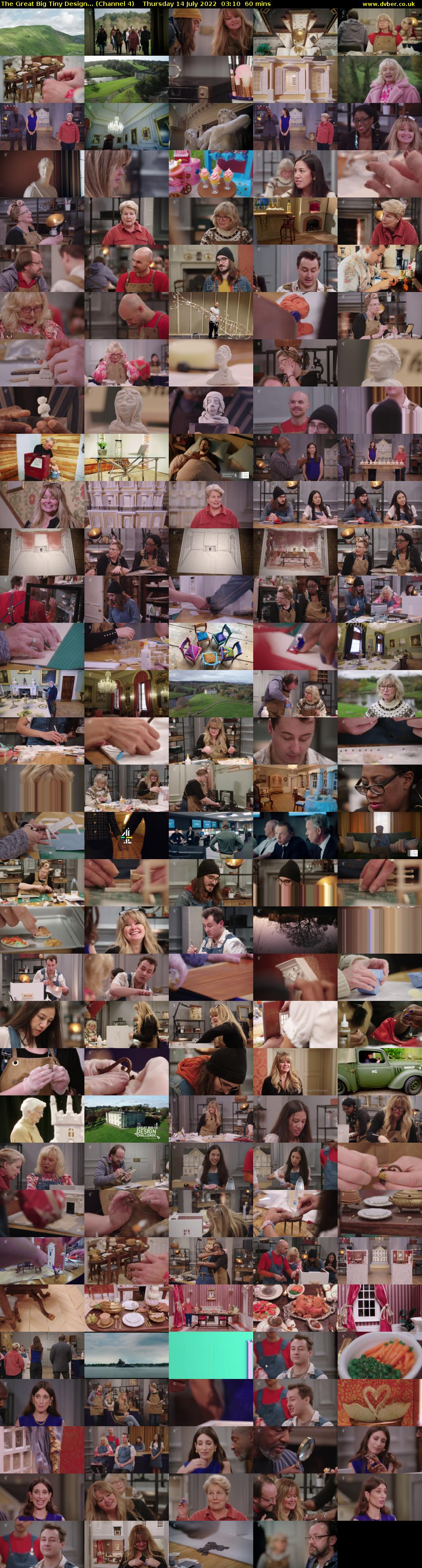 The Great Big Tiny Design... (Channel 4) Thursday 14 July 2022 03:10 - 04:10