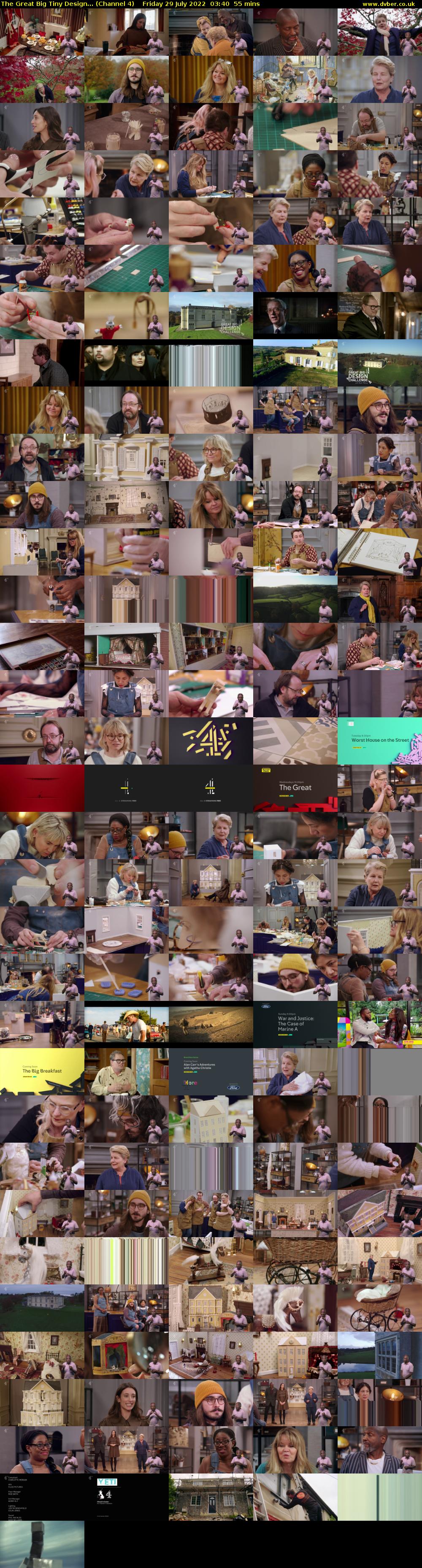The Great Big Tiny Design... (Channel 4) Friday 29 July 2022 03:40 - 04:35