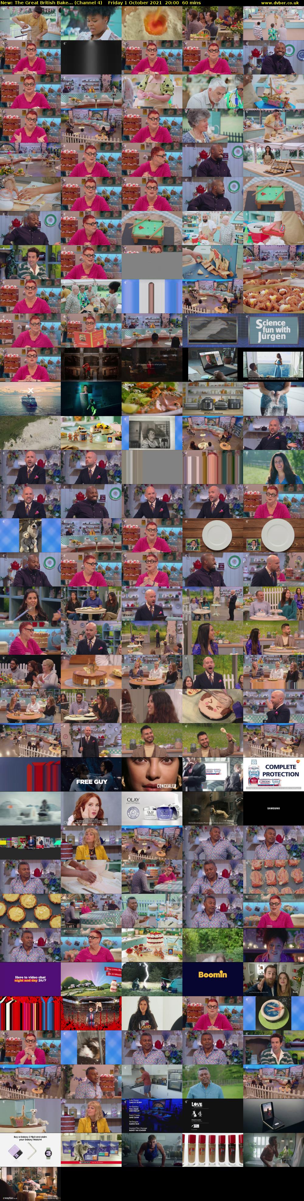 The Great British Bake... (Channel 4) Friday 1 October 2021 20:00 - 21:00