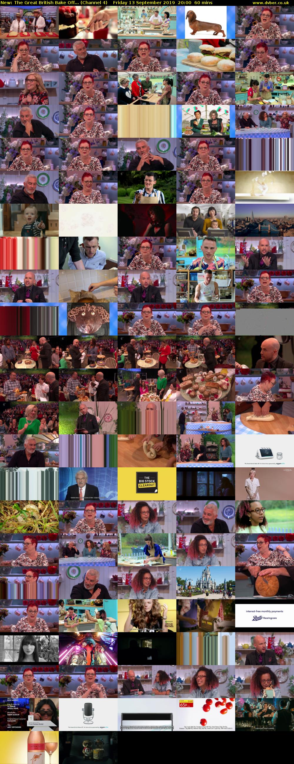 The Great British Bake Off... (Channel 4) Friday 13 September 2019 20:00 - 21:00