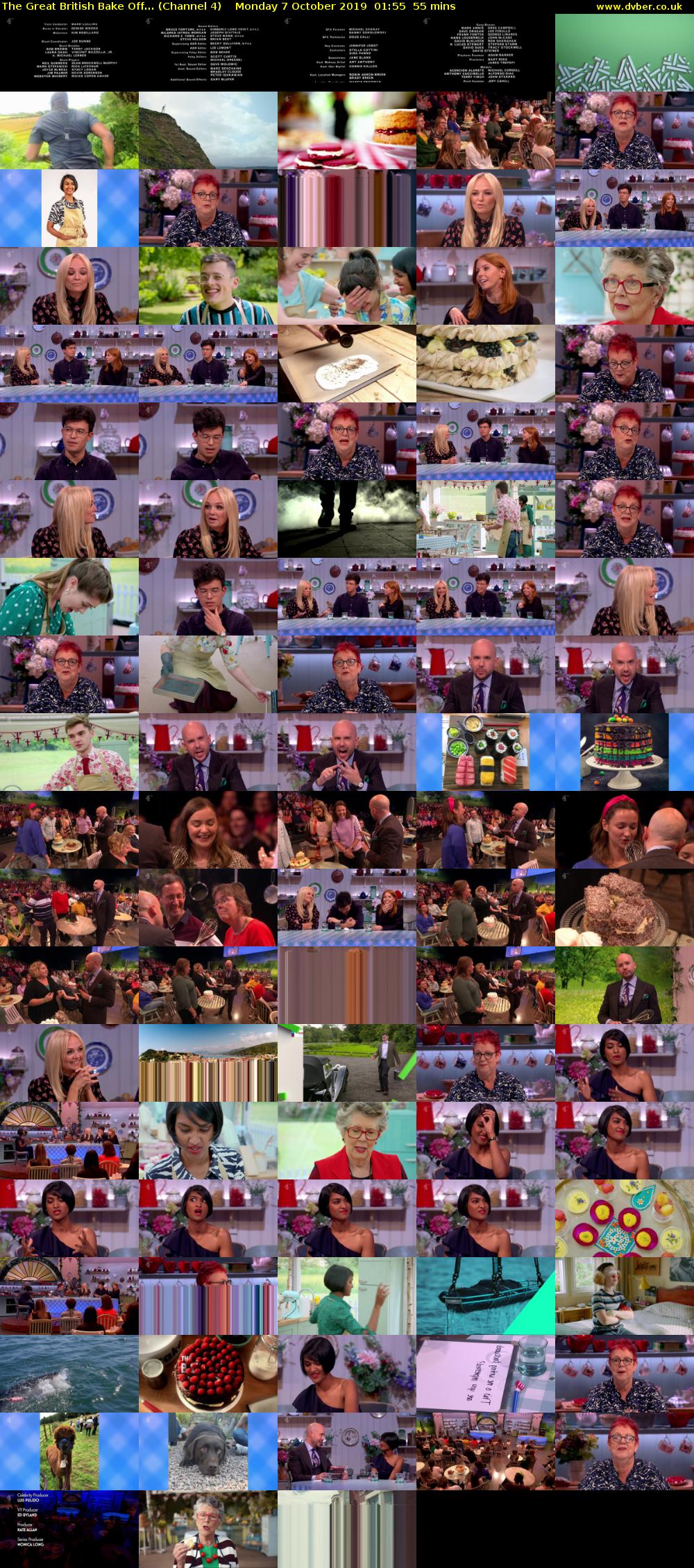 The Great British Bake Off... (Channel 4) Monday 7 October 2019 01:55 - 02:50