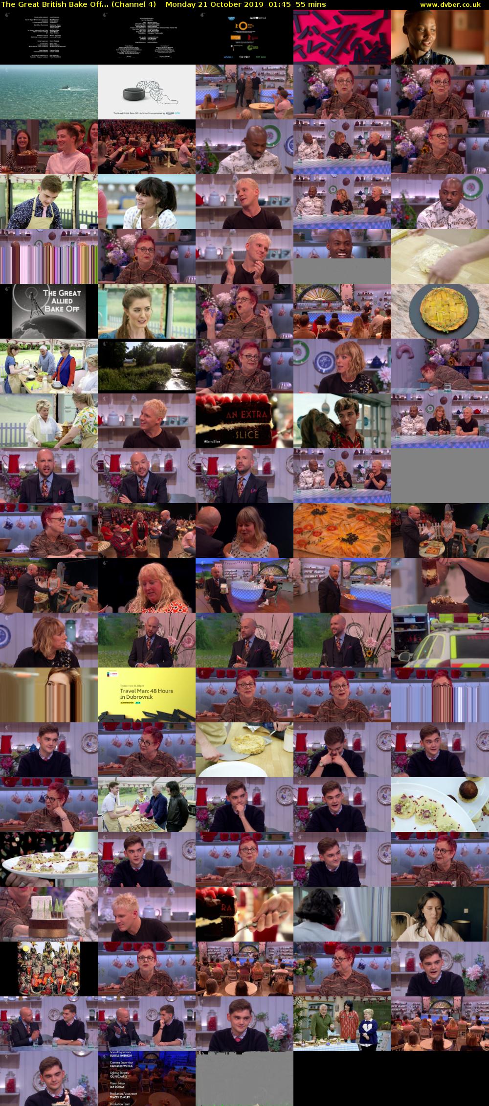 The Great British Bake Off... (Channel 4) Monday 21 October 2019 01:45 - 02:40