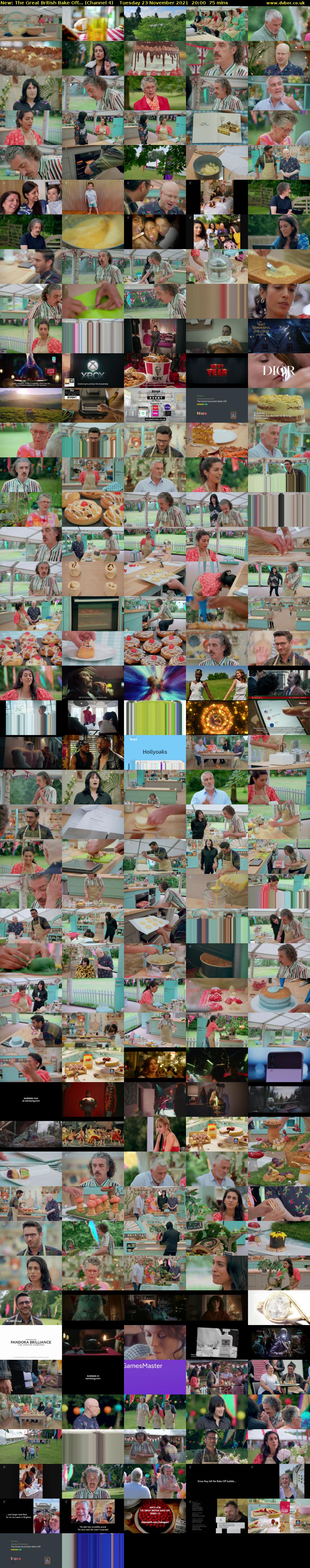 The Great British Bake Off... (Channel 4) Tuesday 23 November 2021 20:00 - 21:15