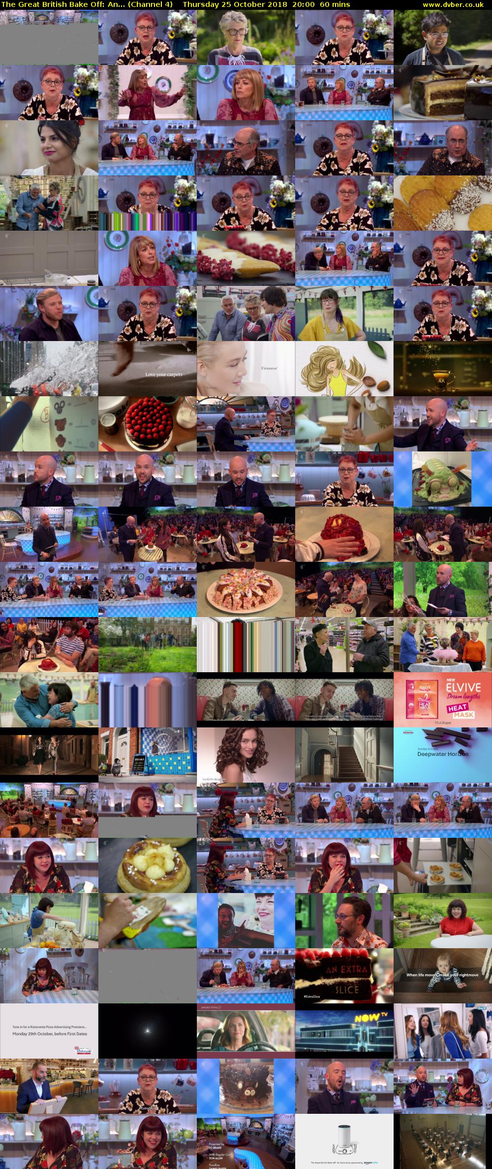 The Great British Bake Off: An... (Channel 4) Thursday 25 October 2018 20:00 - 21:00