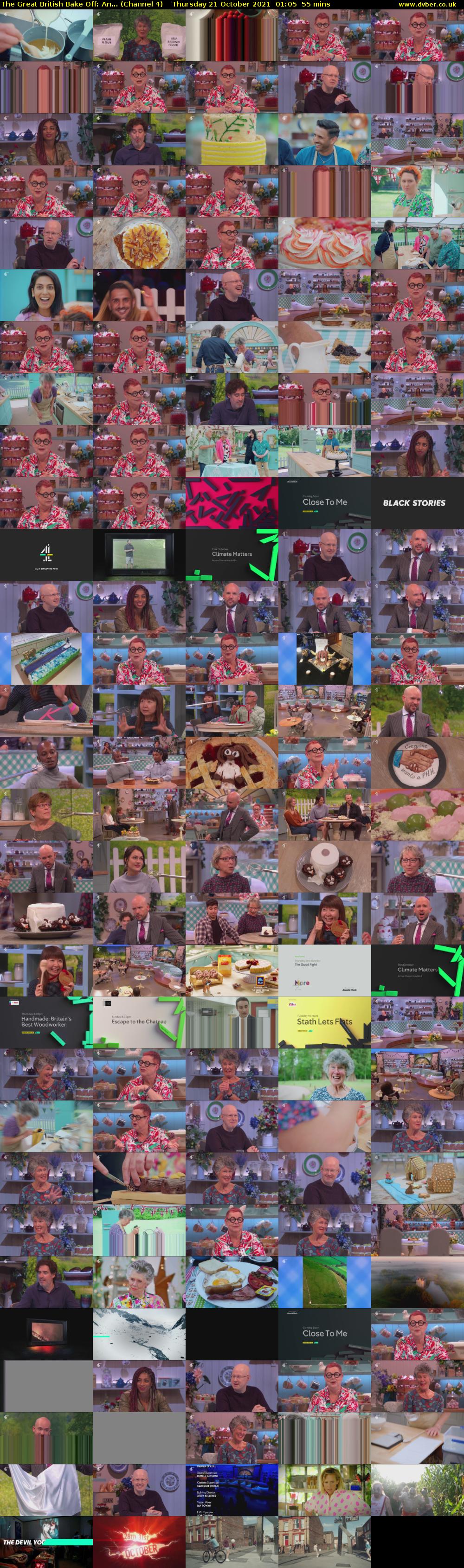 The Great British Bake Off: An... (Channel 4) Thursday 21 October 2021 01:05 - 02:00