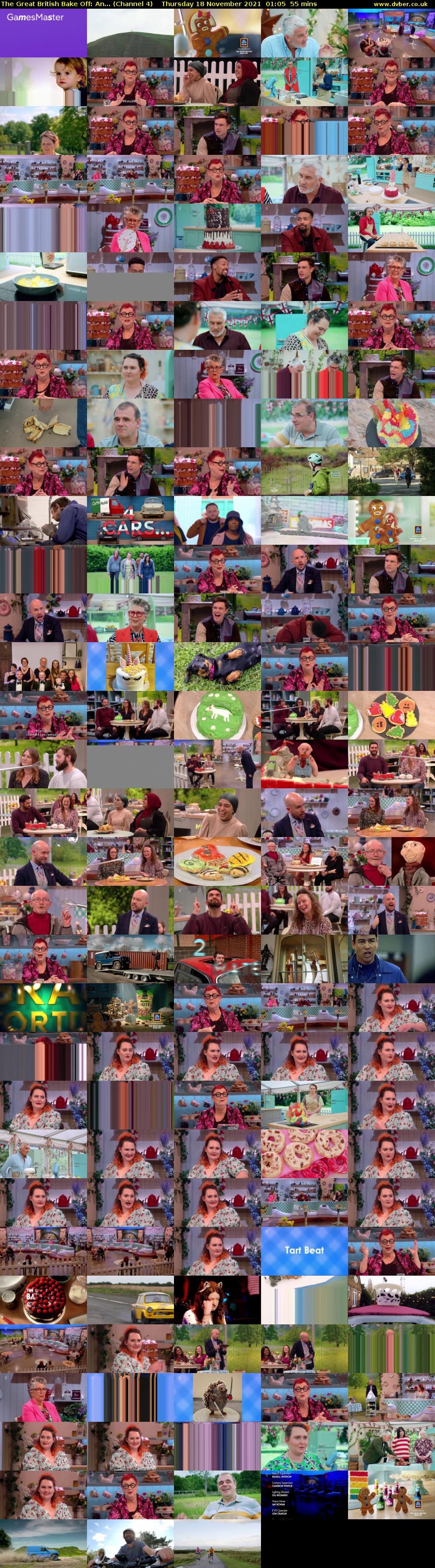 The Great British Bake Off: An... (Channel 4) Thursday 18 November 2021 01:05 - 02:00