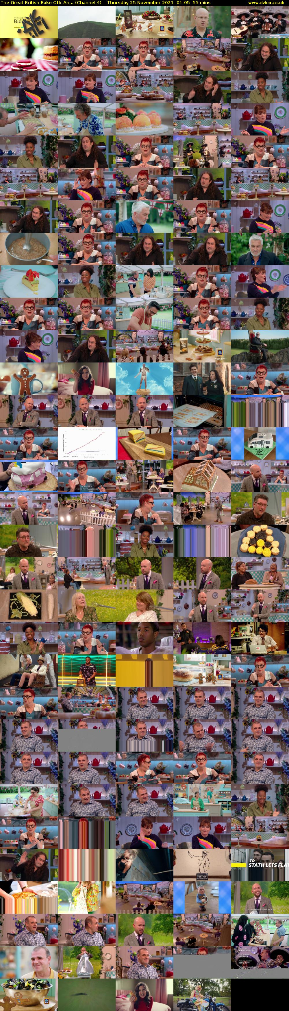 The Great British Bake Off: An... (Channel 4) Thursday 25 November 2021 01:05 - 02:00