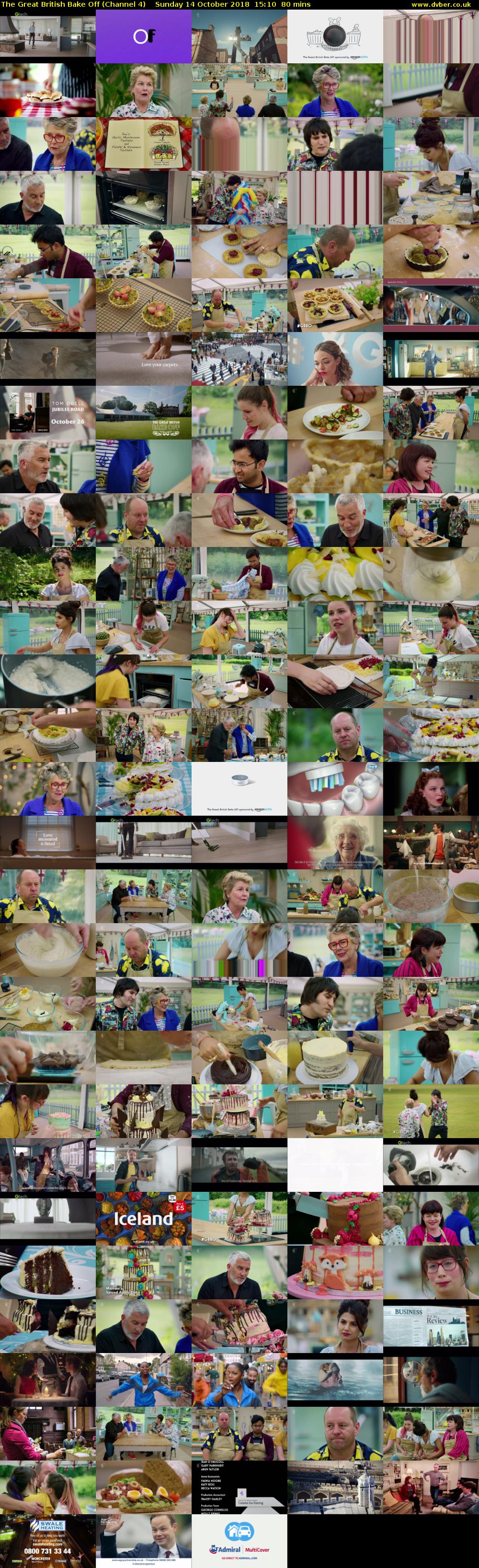 The Great British Bake Off (Channel 4) Sunday 14 October 2018 15:10 - 16:30