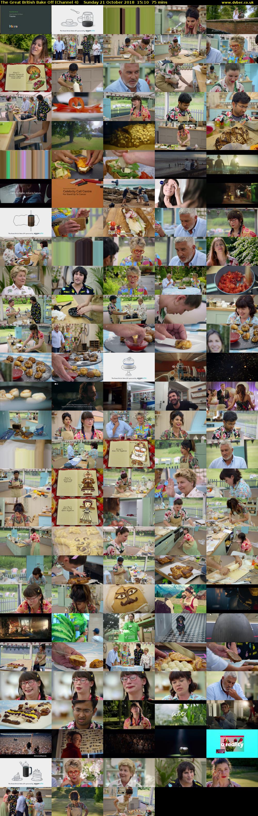 The Great British Bake Off (Channel 4) Sunday 21 October 2018 15:10 - 16:25