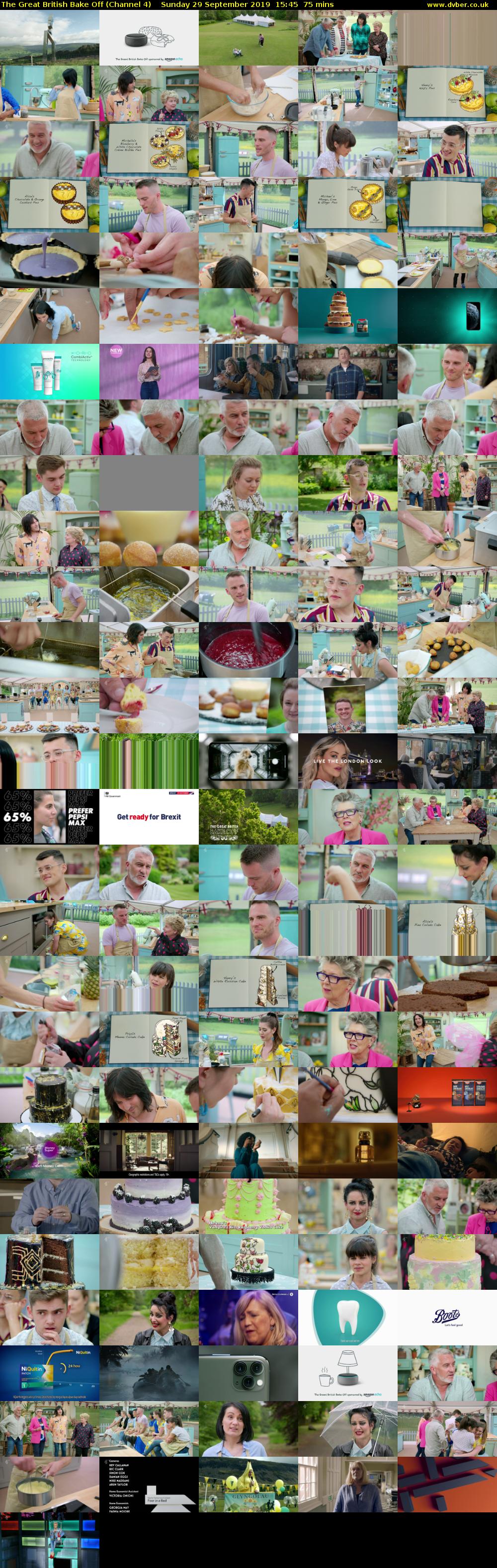The Great British Bake Off (Channel 4) Sunday 29 September 2019 15:45 - 17:00