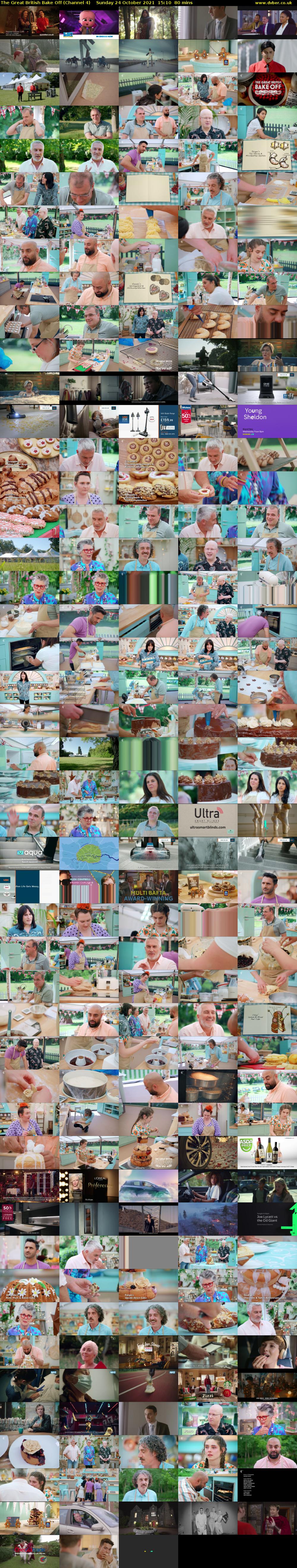 The Great British Bake Off (Channel 4) Sunday 24 October 2021 15:10 - 16:30