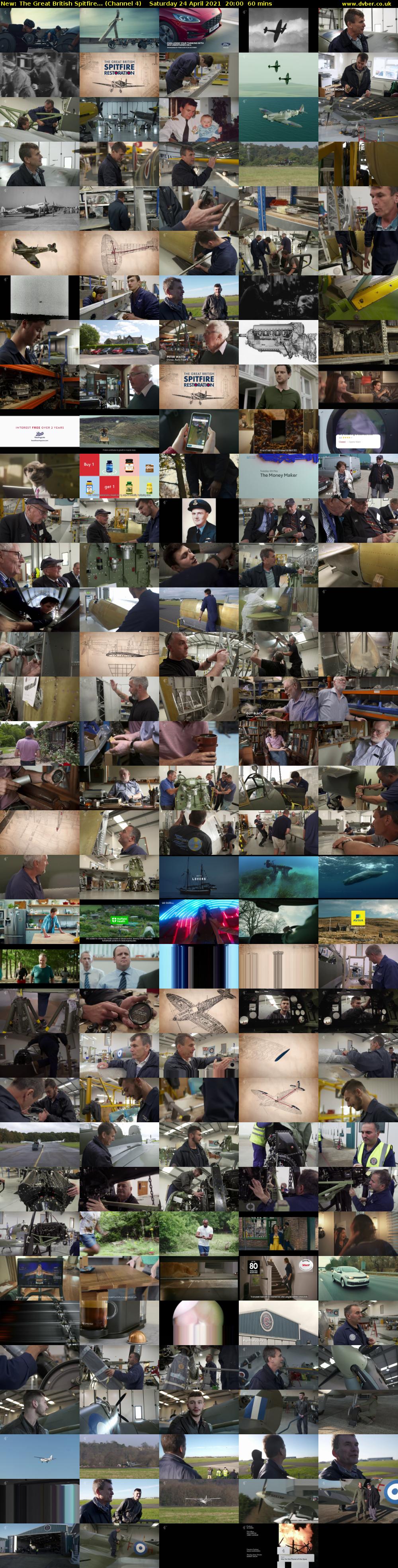 The Great British Spitfire... (Channel 4) Saturday 24 April 2021 20:00 - 21:00