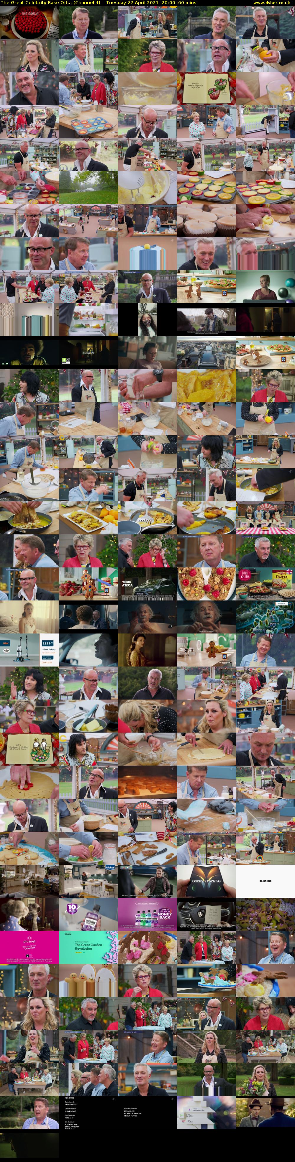 The Great Celebrity Bake Off... (Channel 4) Tuesday 27 April 2021 20:00 - 21:00