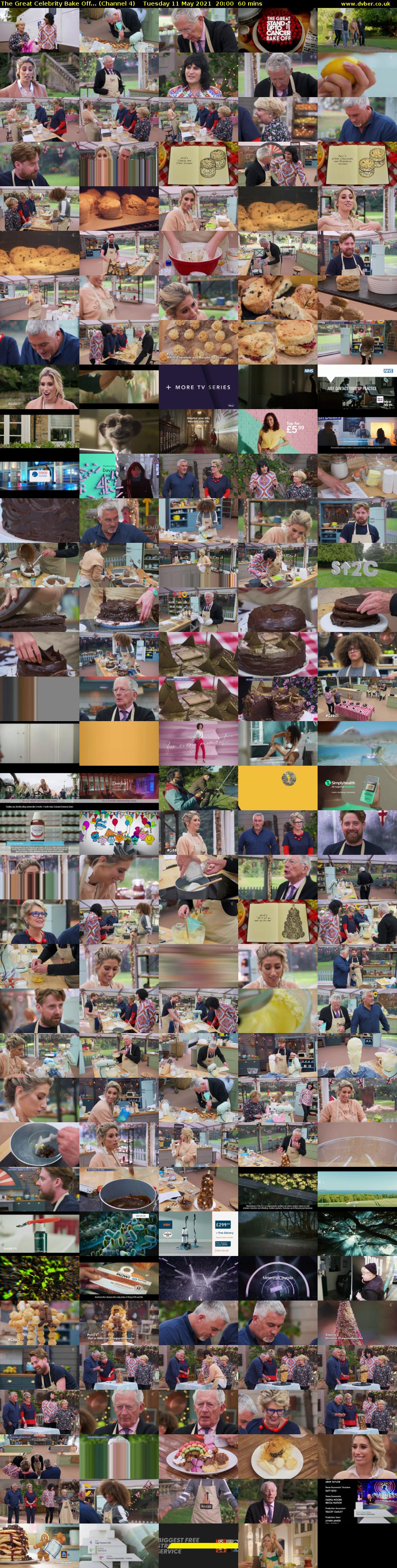 The Great Celebrity Bake Off... (Channel 4) Tuesday 11 May 2021 20:00 - 21:00
