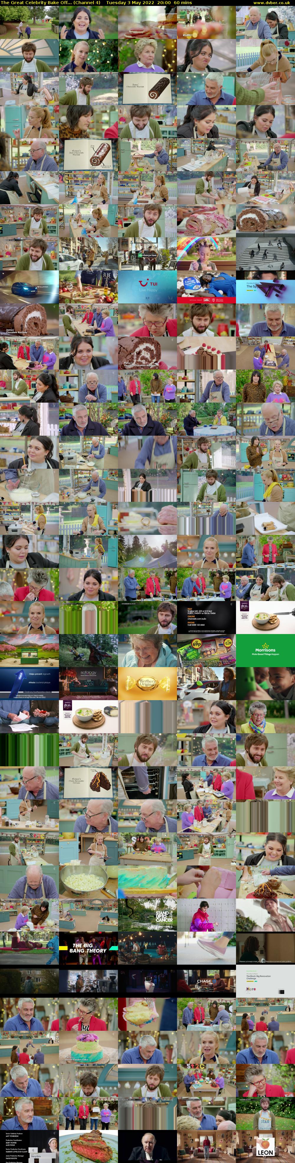 The Great Celebrity Bake Off... (Channel 4) Tuesday 3 May 2022 20:00 - 21:00