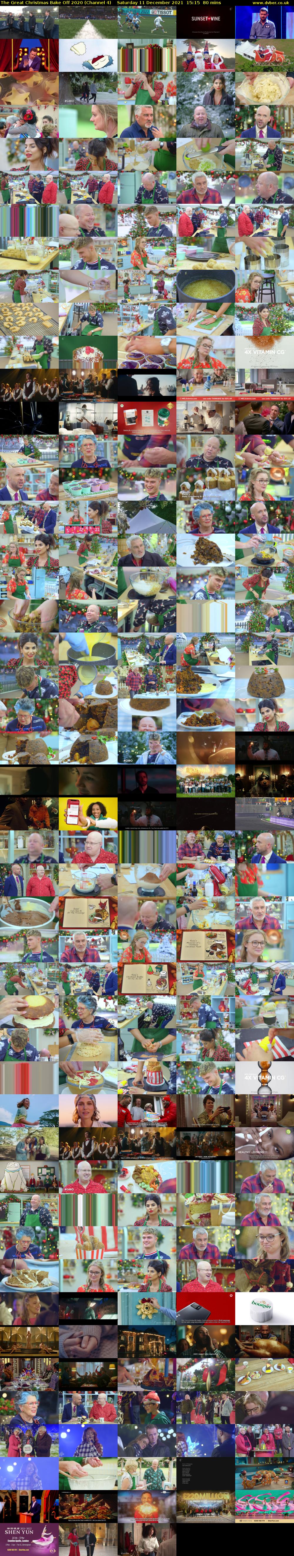 The Great Christmas Bake Off 2020 (Channel 4) Saturday 11 December 2021 15:15 - 16:35